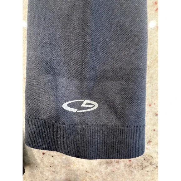 Champion Duo Dry Black Leggings Size M Athletic Compression - Picture 4 of 5